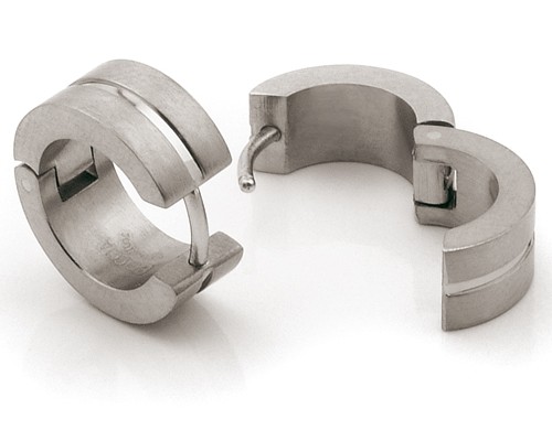 Boccia Oorbellen Titanium